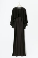 Natalia | Cape Maxi Dress