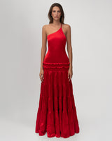 Athena | Draped One Shoulder Dress