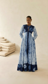 Elena | Tie Dye Button Maxi Dress