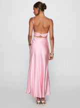 Delilah | Satin Maxi Dress