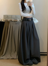 Emily | Wide Leg Pleated Trousers