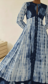 Elena | Tie Dye Button Maxi Dress