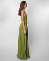 Gaia | Lace Corset Maxi Dress