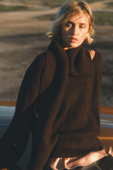 Lila | Ribbed Knit Turtleneck Sweater