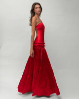 Athena | Draped One Shoulder Dress