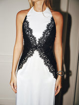 Seraphine | Lace Paneled Maxi Dress