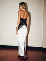 Seraphine | Lace Paneled Maxi Dress