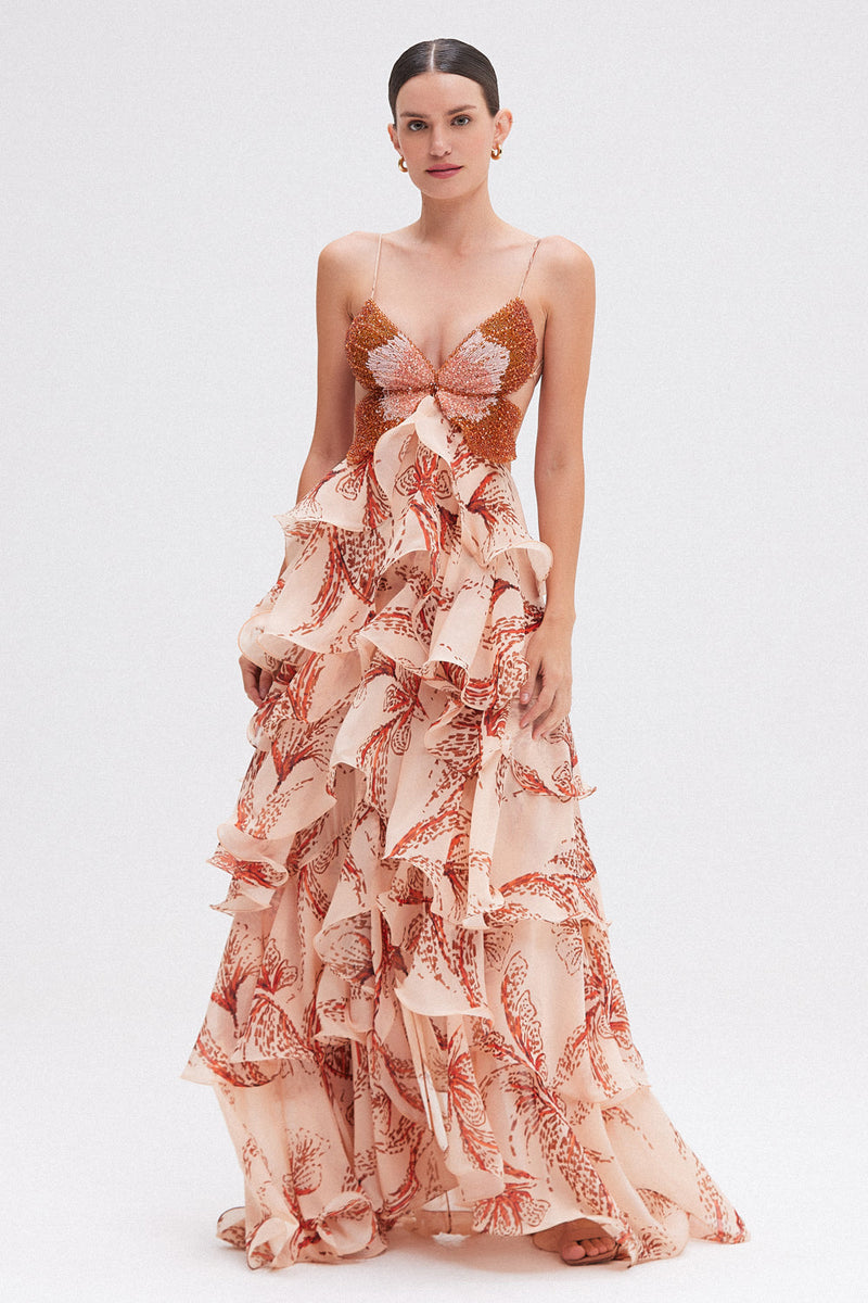 Isadora Ruffle Dress