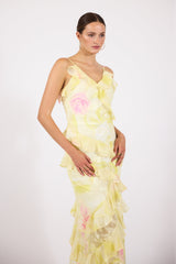 Cassidy | Sleeveless Ruffle Dress