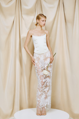 Hazel | Satin Corset Top