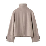 Iris | Modern Cropped Collar Jacket