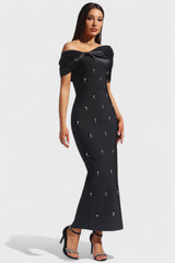 Amina | One Shoulder Maxi Dress