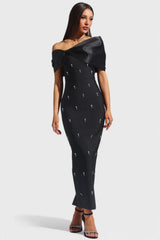 Amina | One Shoulder Maxi Dress
