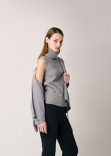 Luna | Sleeveless Turtleneck Knit