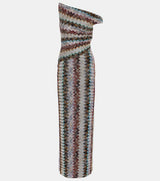Calista | Zigzag Knit Maxi Dress