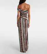 Calista | Zigzag Knit Maxi Dress