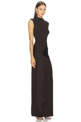 Natalie | Lace Halter Maxi Dress