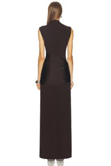 Natalie | Lace Halter Maxi Dress