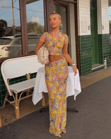 Amaris | Floral Print Two Piece Set