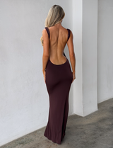 Ava | Satin Maxi Dress