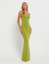 Ava | Satin Maxi Dress