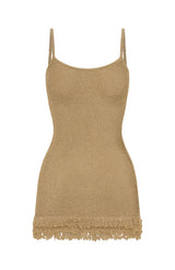 Sienna | Metallic Knit Mini Dress