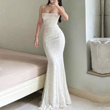 Victoria | Lace Mermaid Maxi Dress