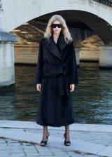 Paisley | Belted Faux Fur Coat