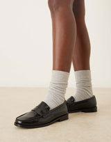 Margot | Leather Penny Loafers