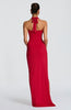 Caroline | Draped Halter Maxi Dress
