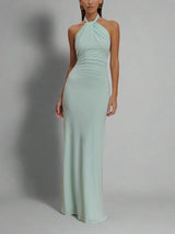 Lilliane Halter Maxi Dress