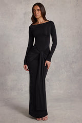 Seraphine | Draped Ruched Maxi Dress