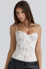 Savannah | Lace Corset Top