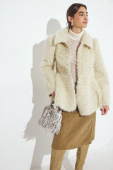 Camille | Faux Fur Sleeve Jacket