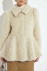 Camille | Faux Fur Sleeve Jacket