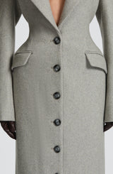 Ursula Coat - Light Grey Jacket Babyboo Fashion Premium Exclusive Design