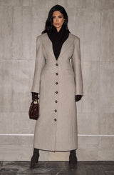 Ursula Coat - Light Grey Jacket Babyboo Fashion Premium Exclusive Design