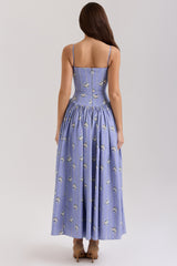 Elodie | Floral Corset Maxi Dress